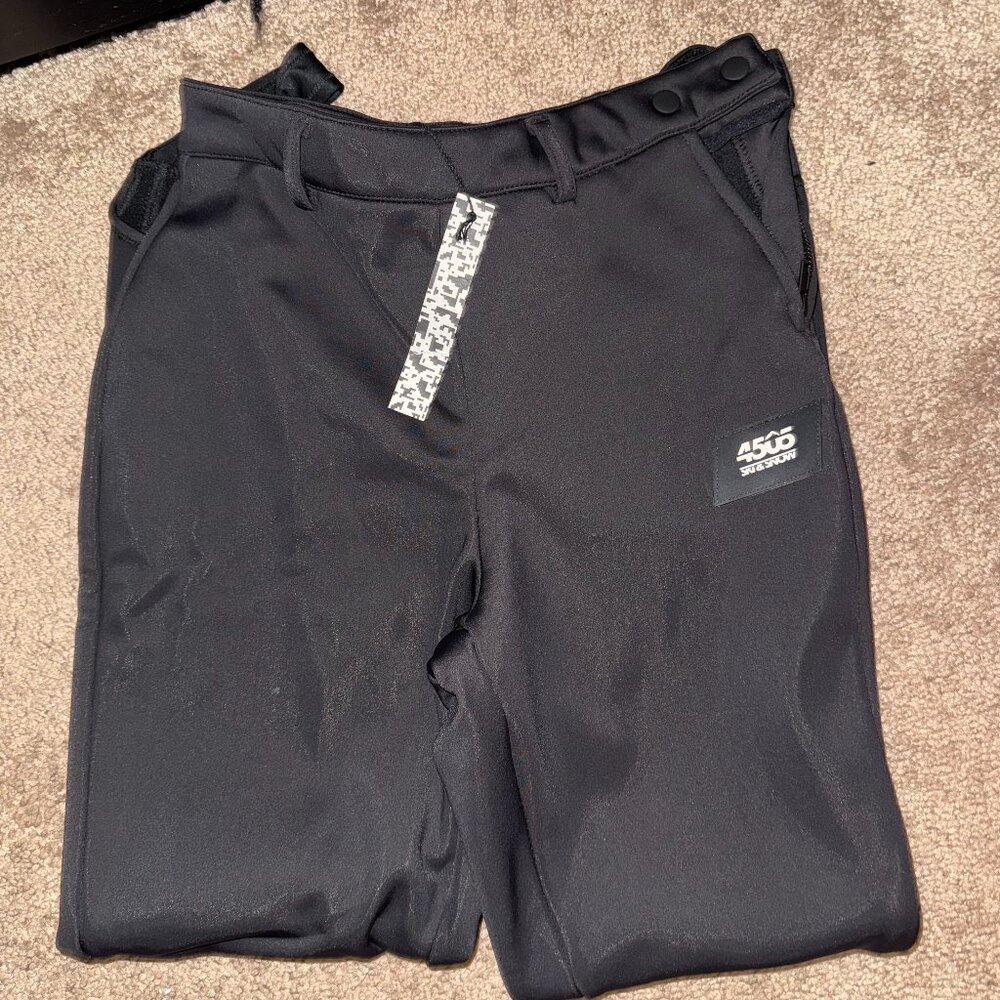 NWR ASOS Black Petite Soft Shell Snow Pants
